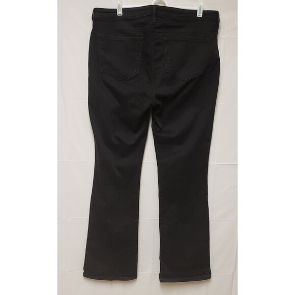 NYDJ Barbara Bootcut Jeans Women's 12 Black Lift Tuck Technology Stretch PO-G - Picture 2 of 15